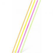 Slámky XXL neon 100cm/100ks