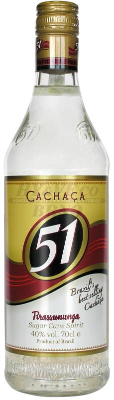 s Alkoholem Cachaca Eshop 51 0,7l HYVEco 40% - Specializovaný obchod Pirassununga -