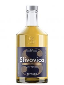 Žufánek Slivovice z dubového sudu 0.5l 45% 