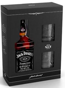 Jack Daniels dárkové balení 2x sklenička 0,7 l