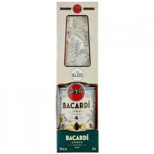 Rum Bacardi Anejo Cuantro 0,7l 40% + sklo 