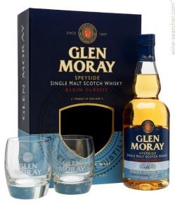Glen Moray Peated 0,7l 40% + 2 skla  