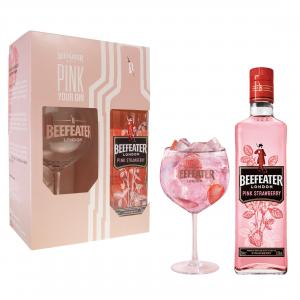 Gin Beefeater Pink 0,7l 37,5% + sklo  