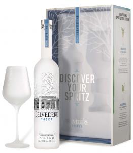Vodka Belvedere Spritz 0,7l 40% + sklo