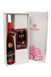 Mandlovka Hustopečská (višeň) 0,5l 38% +káva