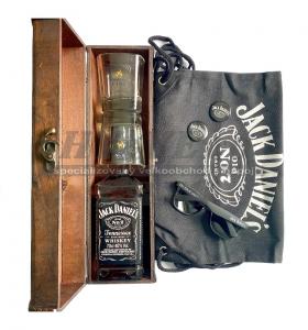 Truhla Jack Daniels 0,7l (4 druhy ) + dárky 