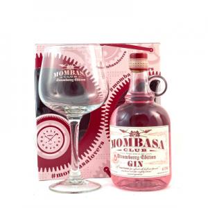Gin Mombasa Strawberry 0,7l 37,5% +sklenice