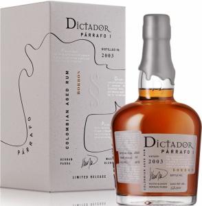 Dictador Parrafo I 2003 Bourbon 0,7l 50% GB L