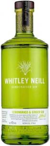 Gin Whitley Neill Lemongrass & Ginger 1,0l 43% 