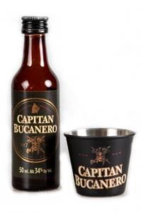 Captain Bucanero 0,05l 34% + panák 