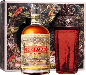 Don Papa 0,7l 40% +shaker GB 