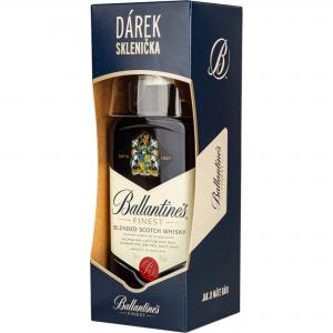 Ballantines 0,7l 40% +1sklenička 