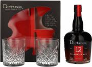 Rum Dictador 12YO 0,7 l + 2 skla