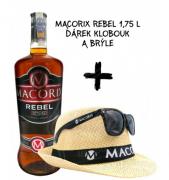 Macorix Rebel Spiced 1,75L 30% + KLOBOUK A BRÝLE